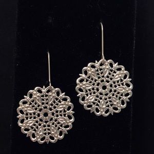 Gorgeous boho medallion drop earrings